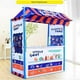 thumbnail image 2 of Tienda de campaña para casa de juegos de helados, carrito de negocios para niños, juguete de aprendizaje para niños Azul, 2 of 7