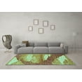 thumbnail image 3 of Ahgly Company Indoor Rectangle Abstract Light Blue Modern Area Rugs, 3' x 5', 3 of 4