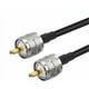 thumbnail image 3 of Cable coaxial PL-259 macho a UHF PL-259 macho RG58 para radio HAM y CB, analizador de antena, carga ficticia, medidor de ROE, 1 pieza DlQQG8Zq, 3 of 5