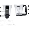 thumbnail image 3 of Balanza electrónica de cocina Taza medidora electrónica-Negro, 3 of 7