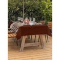 thumbnail image 3 of Outdoor Tablecloth with Umbrella Hole for Patio/Picnic/Party/Camping, Red Brown Gourd Waterproof Table Cloth Rectangle Table Cover Washable, Modern Abstract Art Geometric (52"x 70"), 3 of 9