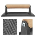 thumbnail image 2 of Cast Iron Grill Press, Steak Press, Cast Iron Easily  Sausage Griddle Press BBQ Picnic For Home Kitchen Cooking, 2 of 8