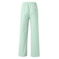 thumbnail image 6 of Hfolob Men's Pants Linen Casual Trouser Spring Autumn Cotton Linen Casual Trouser Comfort, 6 of 6