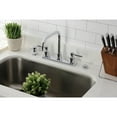 thumbnail image 2 of Kingston FB2141DL Concord Two-Handle 2-Hole 8" Centerset Kitchen Faucet in Polished Chrome, 2 of 7