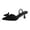 Black, variant on Womens Bow Heels Slingback Pumps Closed Pointed Toe Kitten Heel Mules with Strap Stiletto Slip On Dress Shoes