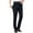 Navy, variant on Luwomo Leisure Womens Suit Pants Male Solid Color Slim Suit Long Straight Leg Elastic Waist Zipper with Pocket Trousers Black,33