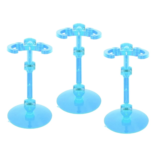 10 Pcs Support de Figurine d'Action, Support de Figurine d'Action en Plastique Léger et Portable, Support de Modèle de Poupée Mini Robuste et Ajustable pour Collection de Figurines d'Anime