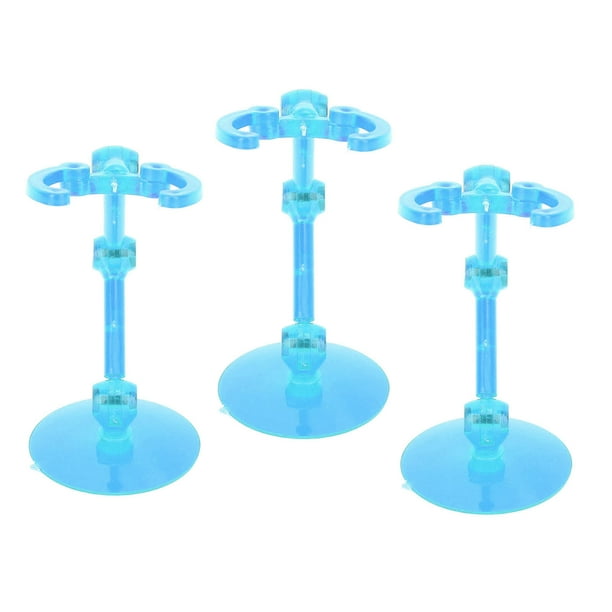 Soporte De Figuras De Acción De 10 Piezas, Soportes De Pantalla De Figura De Plástico Con Abrazadera Ajustable Y Base Para Muñecas Posibles Del Modelo