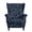 Blue Dragonfly Flower, variant on Jiueut Blue Dragonfly Flower Print Wingback Chair Cover Slipcovers 2 Piece Stretch Wing Chair Covers Spandex Sofa Armchair Cover Non-Slip Furniture Protector for Living Room