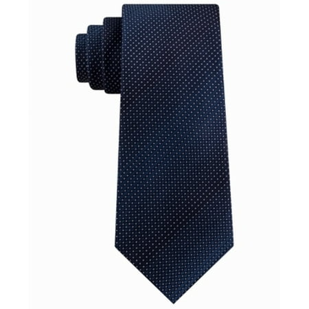 Kenneth Cole Reaction Men's Neck Tie Navy Ombre Polka Dot Slim Silk Blue Not Applicable