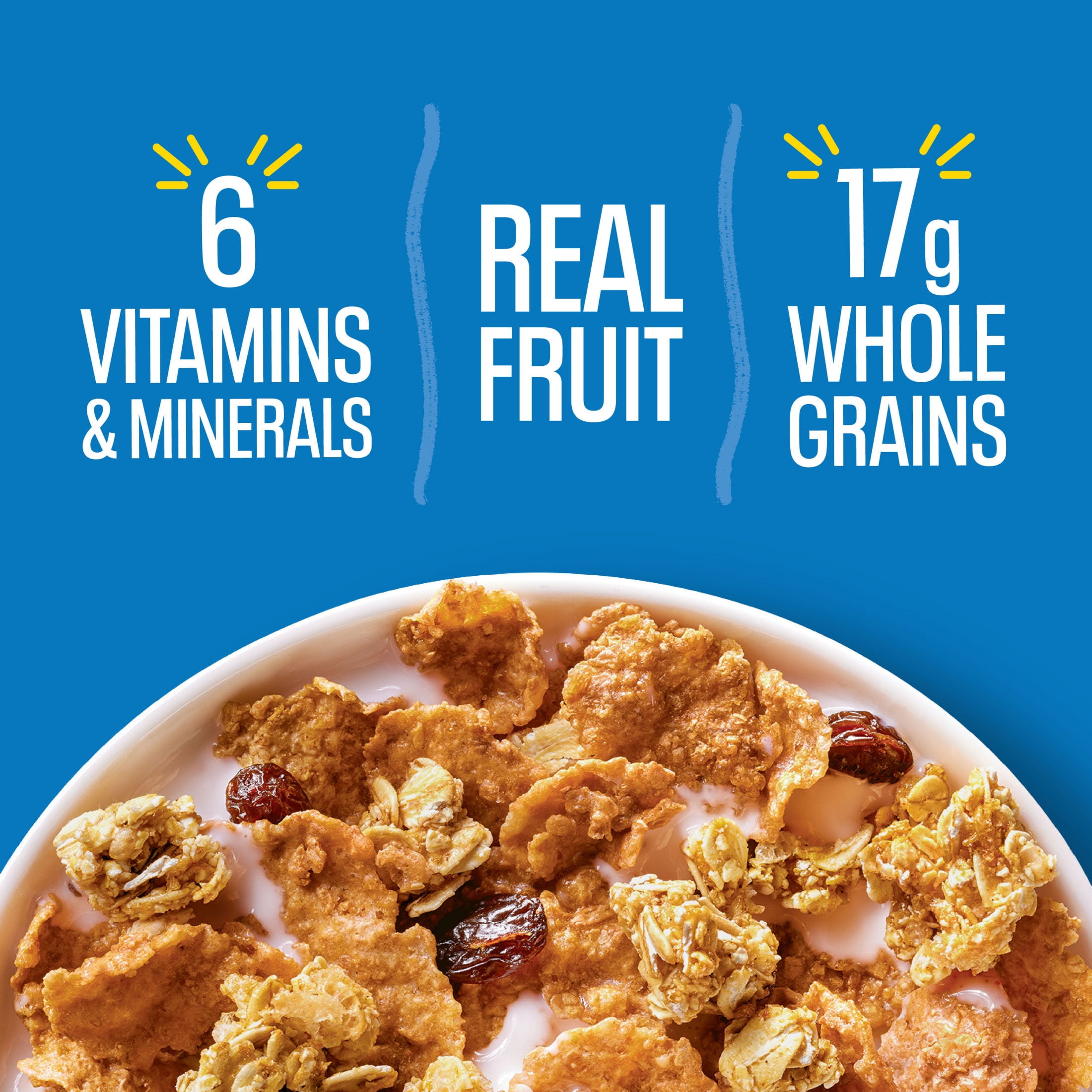(8 pack) Kellogg's Raisin Bran Crunch Breakfast Cereal, Good Source of Fiber, Mega Size, 26.7 oz