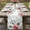 White, variant on Table Runner 90 Inches Long for Kitchen Dining, Poppy Flowers Eucalyptus Dresser Scarf Farmhouse, Dining Table Decorations for Wedding/Parties, Rustic Weeping Botanical Linen 13 x 90 In