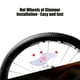 thumbnail image 5 of Luz LED para radios de bicicleta, seis colores de luz a elegir, para ciclismo nocturno, equipo para exteriores, luz tipo S para radios de neumáticos de bicicleta., 5 of 6