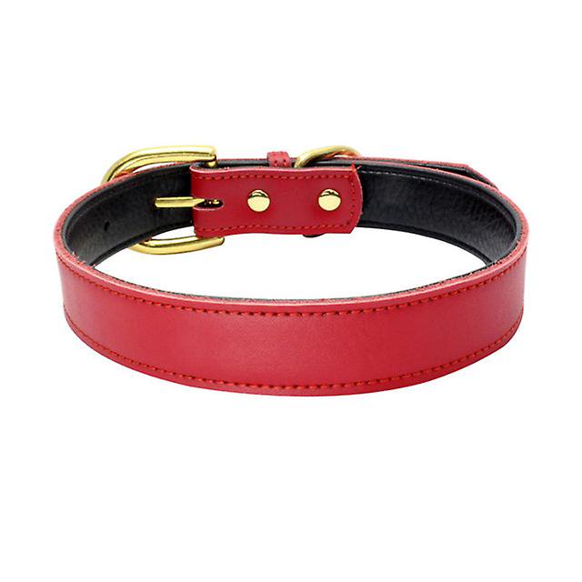 Wageton Buckle Geniune Leather Pet Chain _jiue