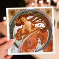thumbnail image 6 of 3dRose, Mucha – Muse of Dance, 1 Greeting Card with envelope, 6 of 6