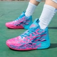 thumbnail image 4 of Basketball Shoes for Womens Colorful Volleyball Fashion High Top Breathable Lightweight Grip Indoor Outdoor Sport Sneakers, 4 of 6
