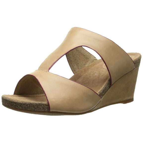 Softwalk Women's Jermaine Wedge Sandal, Bisque/Magenta, 12 N US