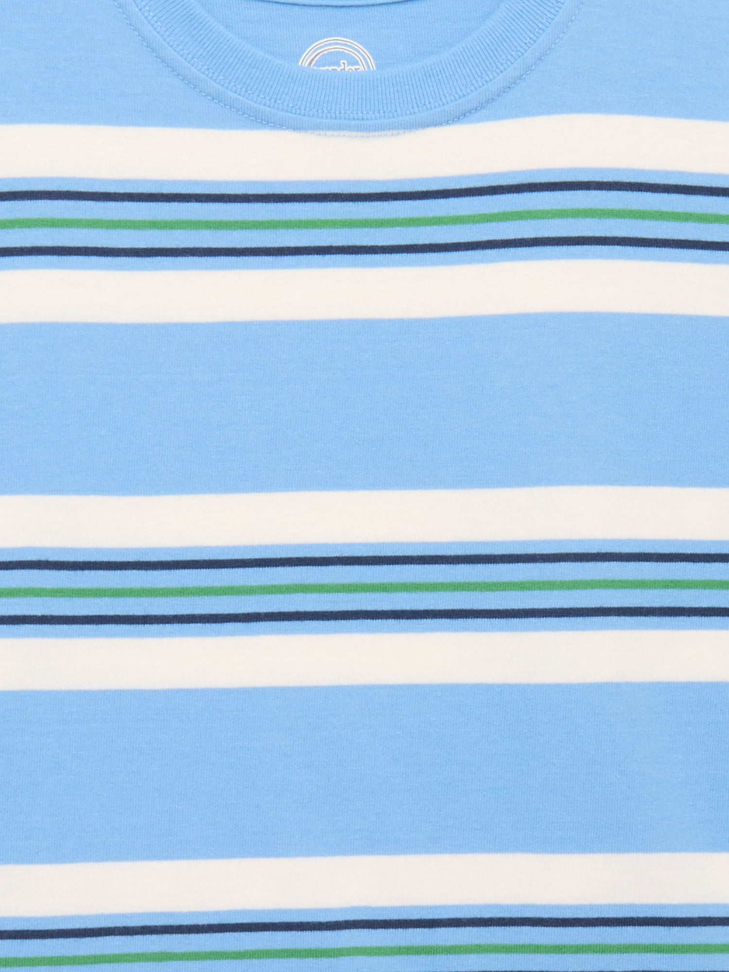 Wonder Nation Boys Stripe Tee with Short Sleeves, Sizes 4-18 & Husky
