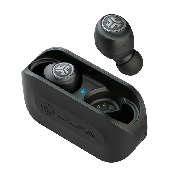 JLab Audio Go Air True Wireless Earbuds + Charging Case | Black | Dual Connect | IP44 Sweat Resistance | Bluetooth 5.0 | 3 EQ Sound Settings