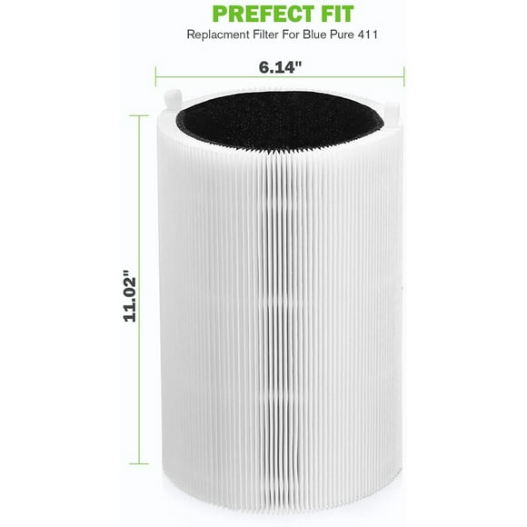 2X Replacement Filter for Blue Pure 411/411+ & 3210 Air Purifier Filter Activated Carbon Filter