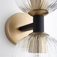 thumbnail image 2 of Cyan lighting Noir/Aged Brass Finish Wall Light, 2 of 2