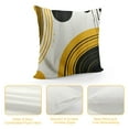 thumbnail image 4 of COMIO  Abstract Mid Century Art Pillow Covers Modern Minimalist Boho Arch Geometric Beige Black Pillow Cushion Case  Decorative Pillowcases Throw Pillow for Bed Sofa Home Decor, 4 of 5
