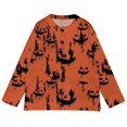 thumbnail image 5 of Evdexr Halloween Sweaters for Women Ghost Pumpkin Graphic Jackets 2026 Long Sleeve Knit Button Down Cardigans Plus Size Loose Cardigan Sweaters S, 5 of 5