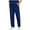 Dark Blue, variant on Men Cargo Scrub Pants Classic Straight Leg Fit Multi Pockets 4 Way Stretch Anti Wrinkle Moisture Wicking