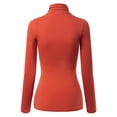 thumbnail image 4 of Made by Olivia Women's Basic Long Sleeve High Turtle Neck Slim Fit Top Shirt, 4 of 4