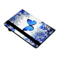 thumbnail image 4 of Dteck Case for Samsung Galaxy Tab A 8.0" SM-T290 T295 (2019 Released) 8-inch,Magnetic Card Wallet Patterned Folio Case Leather Kickstand Shockproof Rubber Hybrid Cover,Blue Butterfly, 4 of 8
