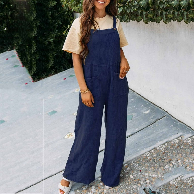 Overall Jumpsuit for Women, Wide Leg Pants for Women Loose Fit