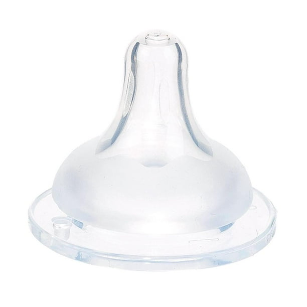 Chupete de gel de sílice para bebés, tetina, biberón para bebés pequeños METRO