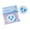 Blue, variant on Halloween Skull Squishy Fidget Toys for Adults, Cartoon Anime Tactile Gadget, Soft Rubber Indoor Desktop Sensory Accessory Multi Color 1 Pack
