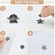 thumbnail image 4 of Insignias de estrella de aleación, broches, pines de condecoración militar, estrellas del Día de los Caídos de julio para mochilas y ropa, 4 of 9