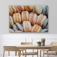 thumbnail image 2 of Wall26 Canvas Print Wall Art French Macaron Dessert Pattern Print Kitchen & Cooking Food Wall Decor Colorful Photography Art Modern Realism Decorative Unframed for Living Room - 12"x18", 2 of 5