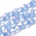 thumbnail image 3 of 100pc Electroplate Glass Beads AB Color Plated Faceted Butterfly Mixed Color 12x14.5x7.5mm Hole: 1mm, 3 of 4