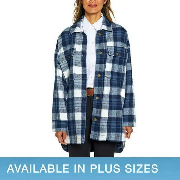 Banana Republic Ladies' Shirt Jacket 1627301 Color Blue Size XL