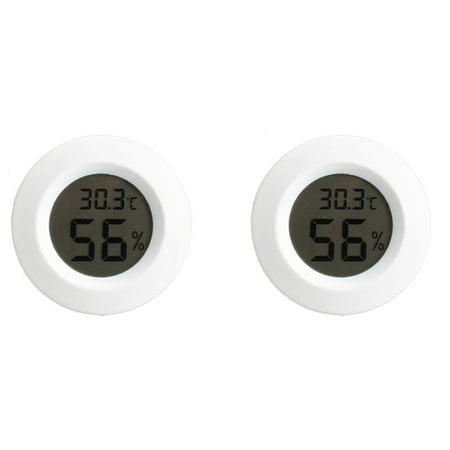 

2X Mini Digital Hygrometer Thermometer Hygrometer Celsius (White)
