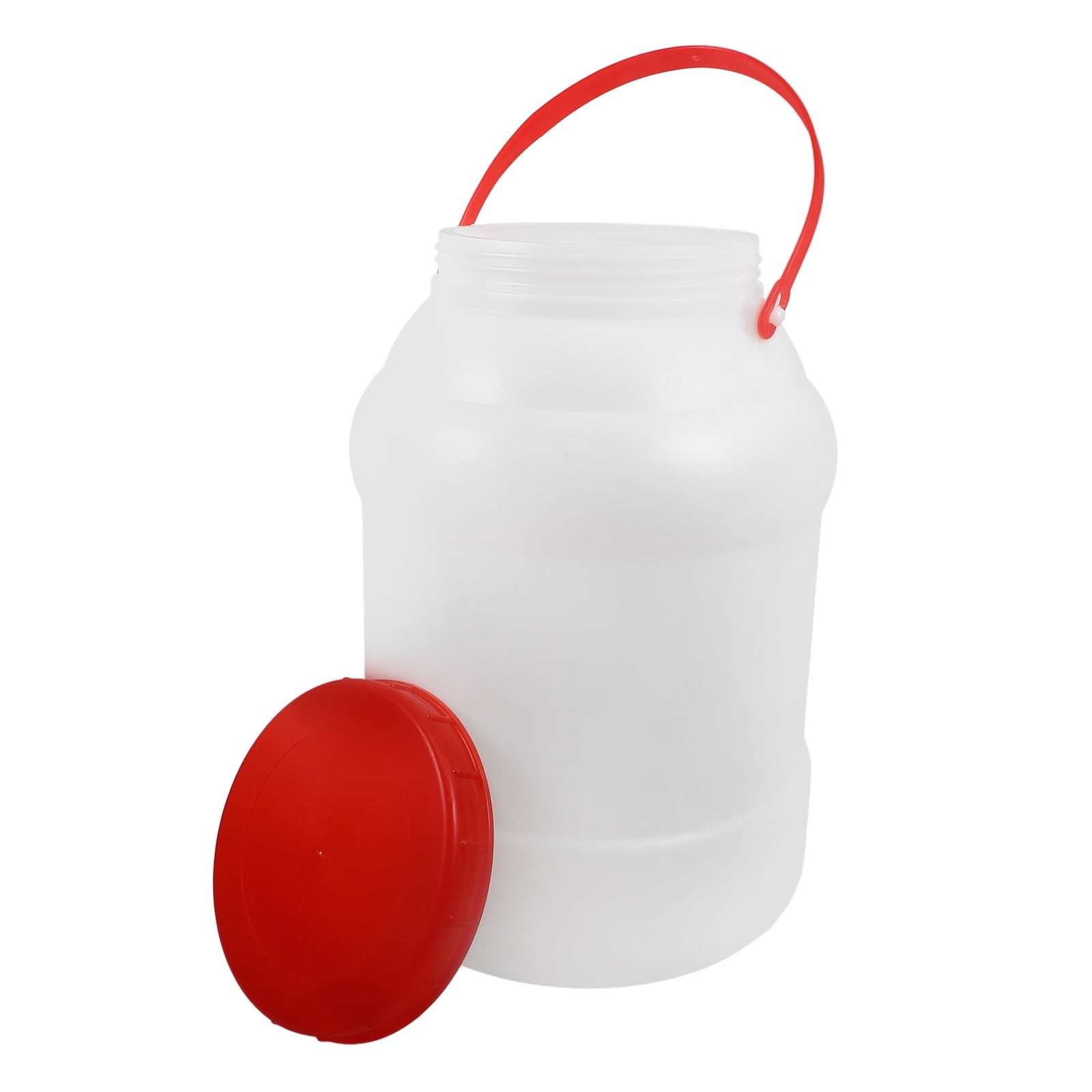 Raindrops White HDPE Water Storage Barrel with Thick Wall for Outdoor Use 12L