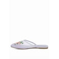 thumbnail image 4 of London Rag Shara Floral Embroidered Womens Mesh Mules, 4 of 10