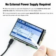 thumbnail image 4 of Hosyond Écran Tactile 3.5 Pouces 480x320 TFT LCD SPI pour Raspberry Pi A, B, A+, B+, 2B, 3B, 3B+, 4B, 5, 4 of 5