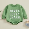 thumbnail image 2 of Bagilaanoe Newborn Baby Girl Boys Oversized Romper Sweatshirt Long Sleeve Bodysuits Letter Print Pullover 3M 6M 12M 18M Infant Casual Tee Tops, 2 of 7
