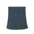 thumbnail image 2 of Aspen Creative 30361-9 Small Bell Shape Chandelier Clip-On Lamp Shade Set (9 Pack), Transitional Design in Washing Blue, 5" bottom width (4" x 5" x 5"), 2 of 7