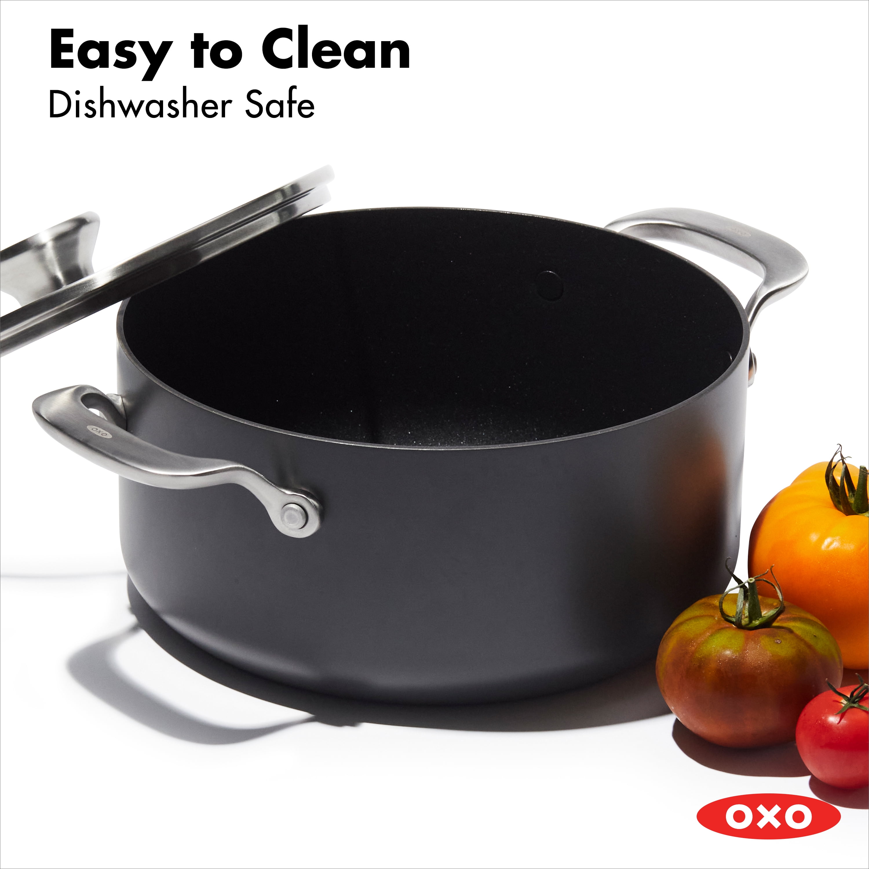 OXO Professional Hard Anodized PFAS-Free Nonstick, 3QT Saute Pan Jumbo Cooker with Lid, Induction, Diamond reinforced Coating, Dishwasher Sa並行輸入品 OXO Professional Hard Anodized Nonstick, 5 Piece Cookware Pots and Pans  Set, Induction, Diamond reinforced Coating, Dishwasher Safe, Oven Safe,  Black
