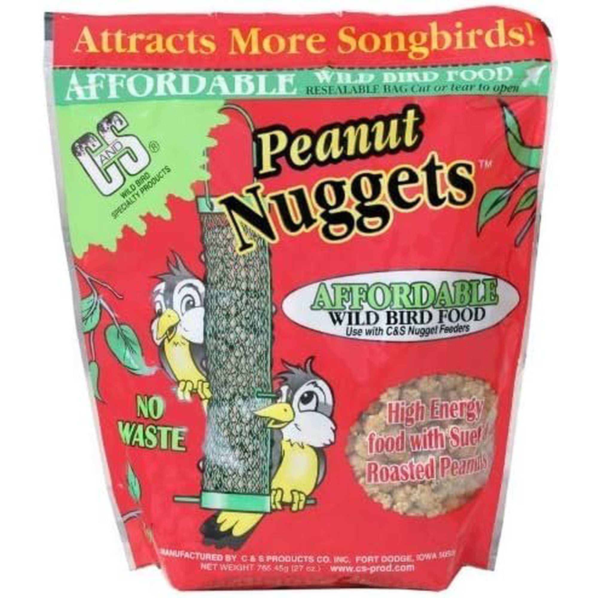 6-pack C & S Products Suet Nuggets Bird Food - Nuggets - 6 Pack, 27oz — Residential Use, Standard Application