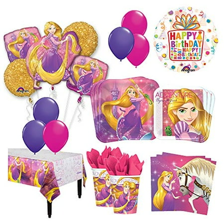 The Ultimate 16 Guest 94pc Princess Rapunzel Tangled Birthday