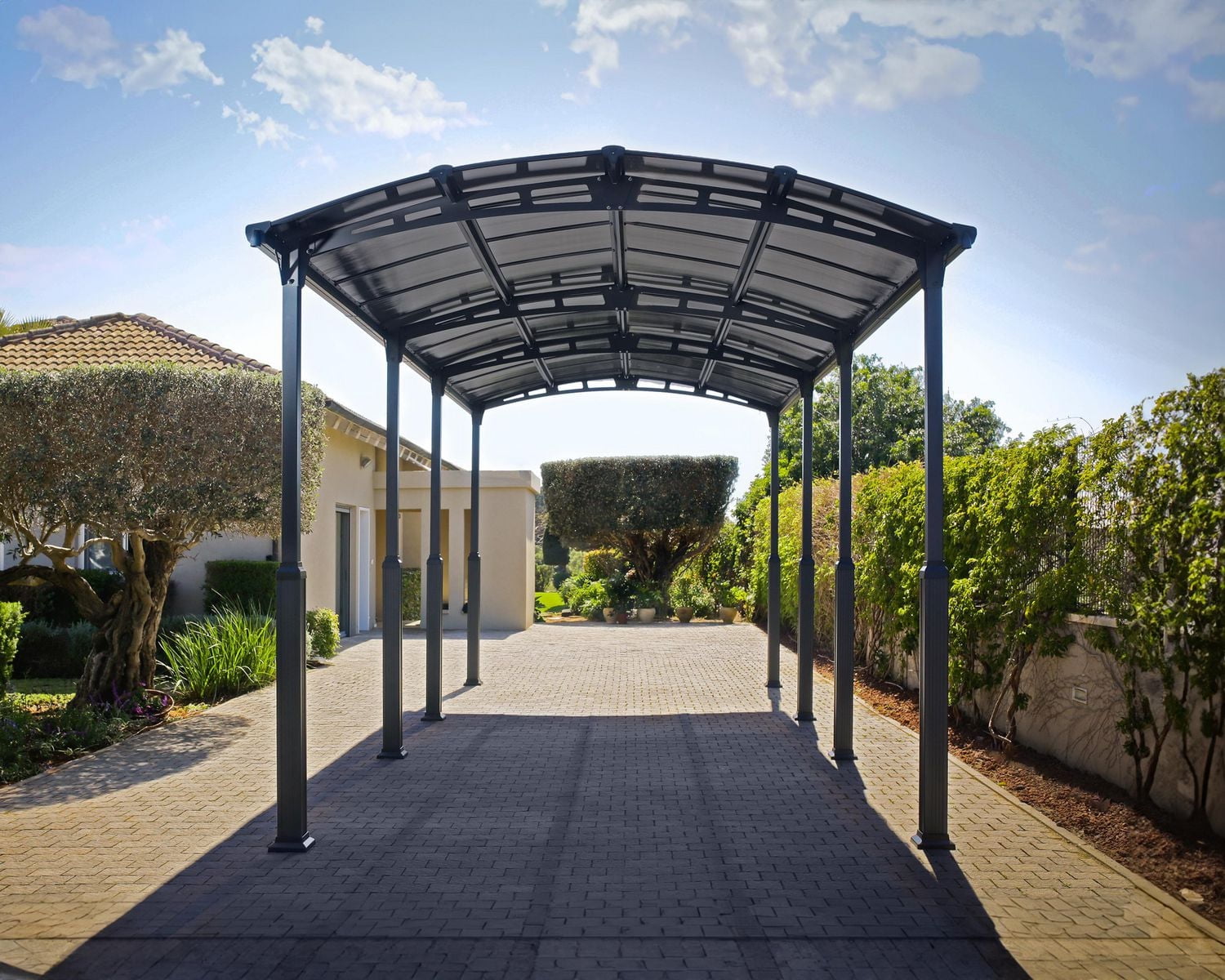 CANOPIA by PALRAM Alpine Abri pour VR, abri d'auto et bateau de 12 pi x 28 pi - Gris