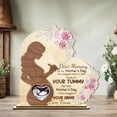 thumbnail image 4 of Personalized Pregnancy Ultrasound Mother’s Day Gift, Custom Mom-to-Be Wooden Sign, Baby Bump Sonogram Frame, Expecting Mom Keepsake, 4 of 5