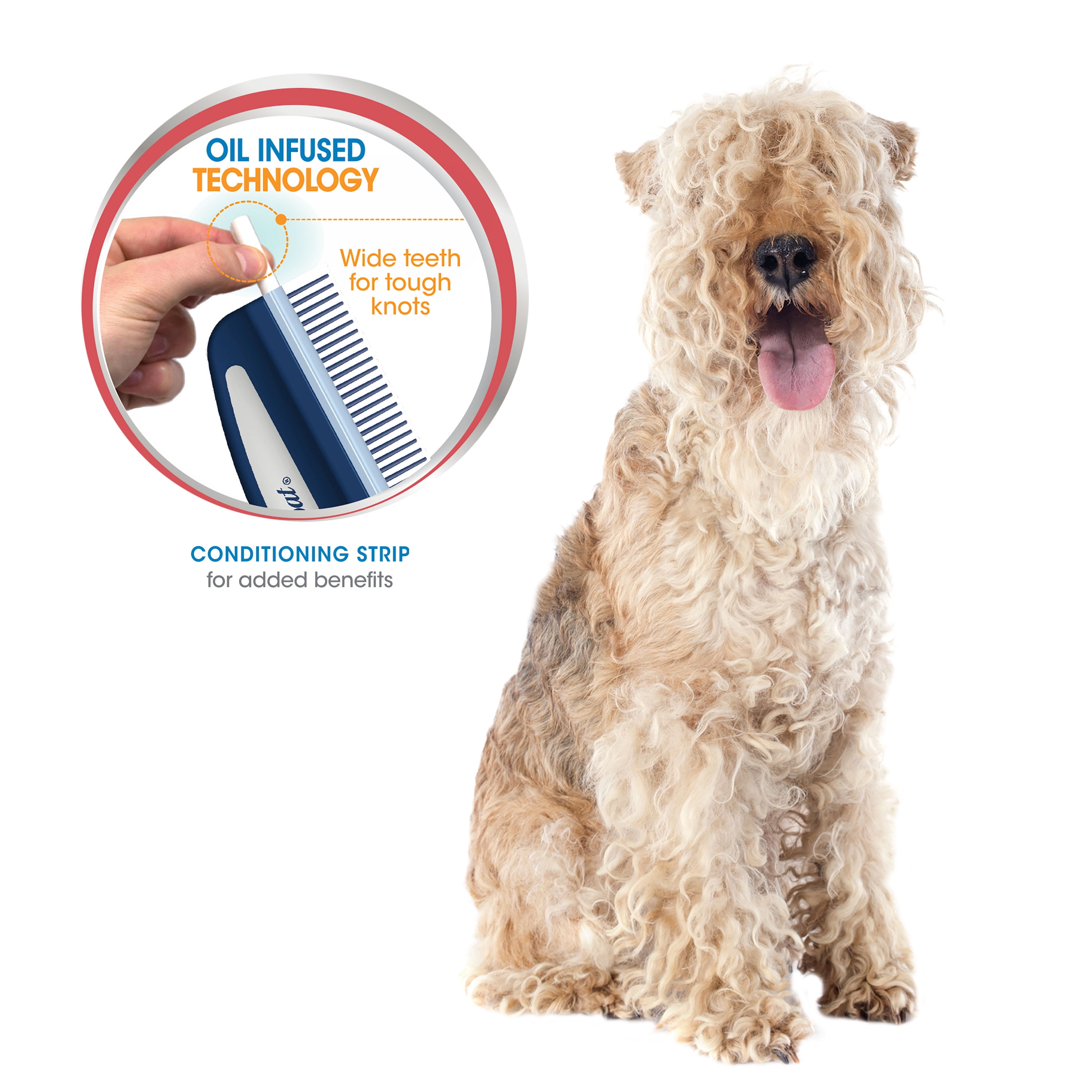 Four Paws Magic Coat Conditioning Dog Comb, One Size