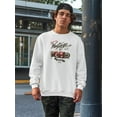 thumbnail image 2 of Classic Car Poster Design Sweatshirt Men -Image by Shutterstock, Male Large, 2 of 4